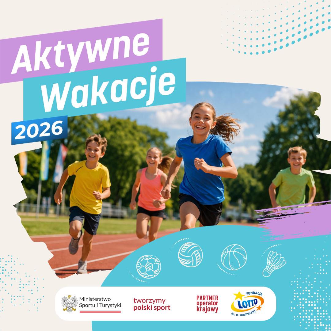 Aktywne wakacje - plakat